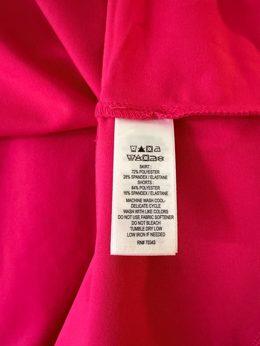 Tommy Bahama Golf Hot Pink Ruffle Skort Size Medium - Picture 5 of 6